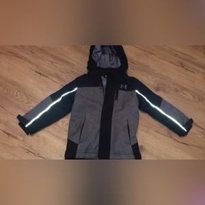 Underarmour black toddler coldgear winter jacket size 4t